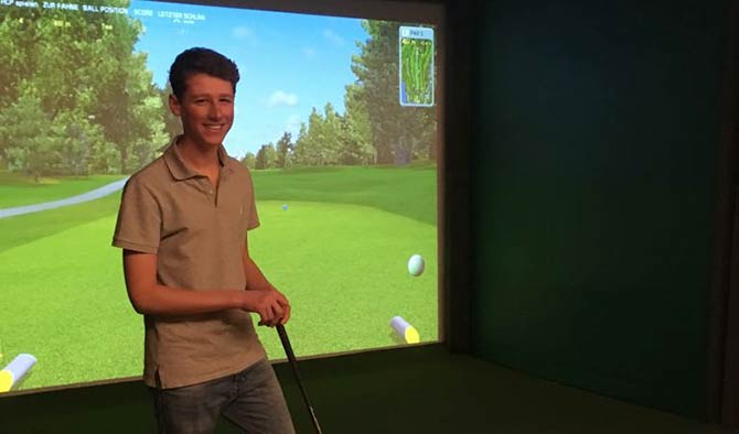 Indoor High-Tech Golfanlage